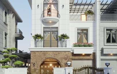 Nhà ống tân cổ điển 3 tầng siêu đẹp